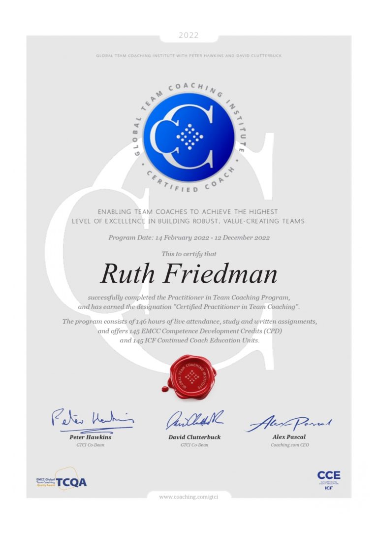 2022 GTCI Practitioner Certificate Ruth Friedman 768x1086